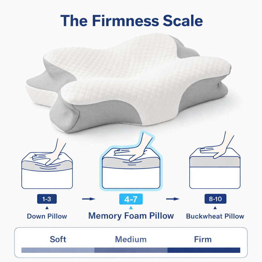 Soft Support™ Ergonomic Neck Relief Pillow