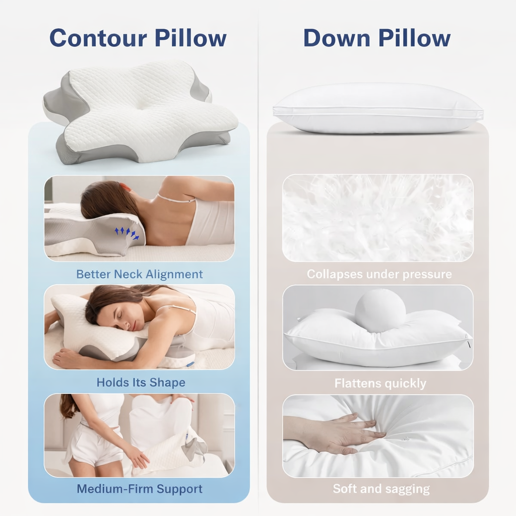 Soft Support™ Ergonomic Neck Relief Pillow